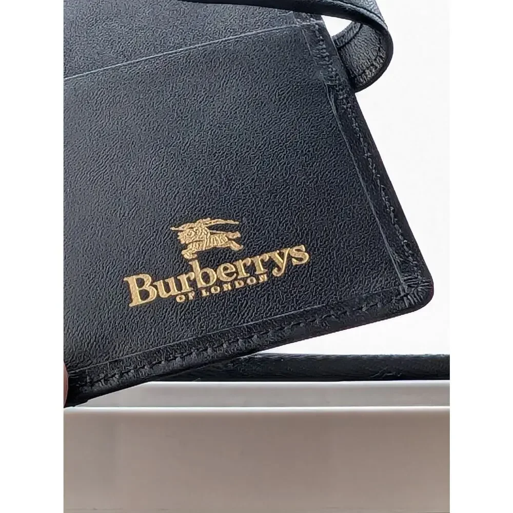 Authentic Burberry Agenda Nova Check Day Planner – Navy & Red